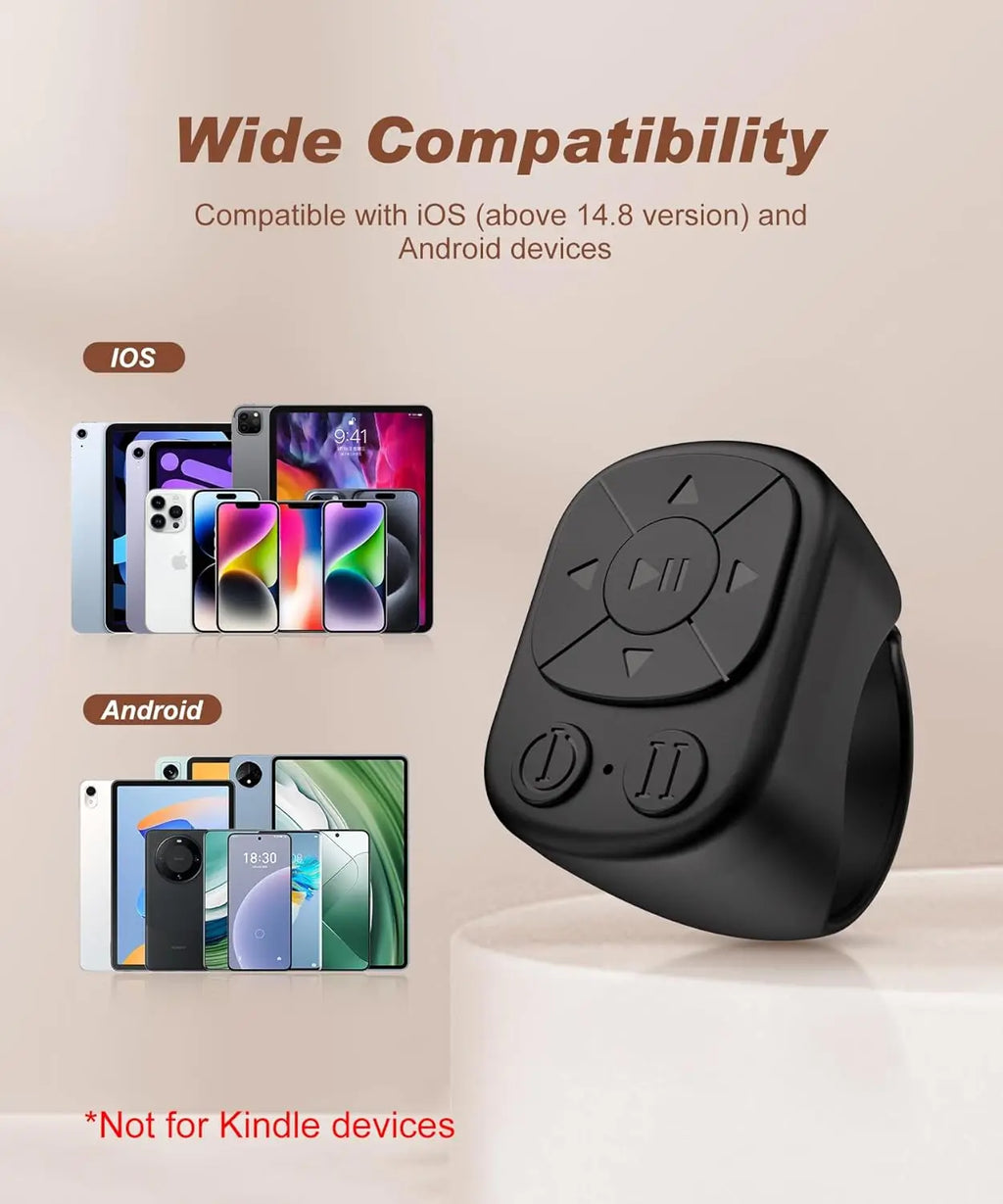 👈 FingerScroll – Bluetooth Ring Remote Control