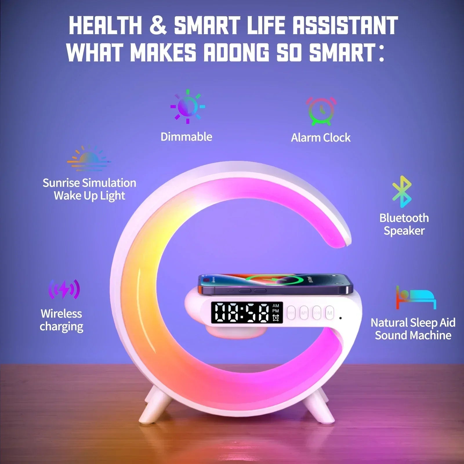 ✨ Smart Bedside Lamp