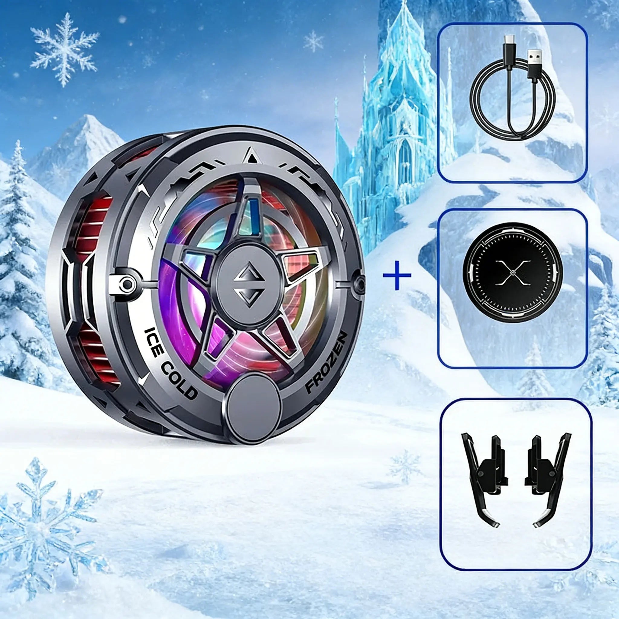 ❄️ Universal Magnetic Phone Cooler
