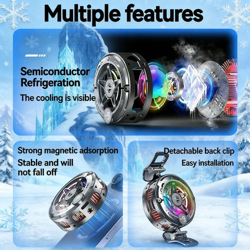 ❄️ Universal Magnetic Phone Cooler