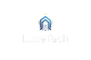 LuxeTech Logo - White and Blue